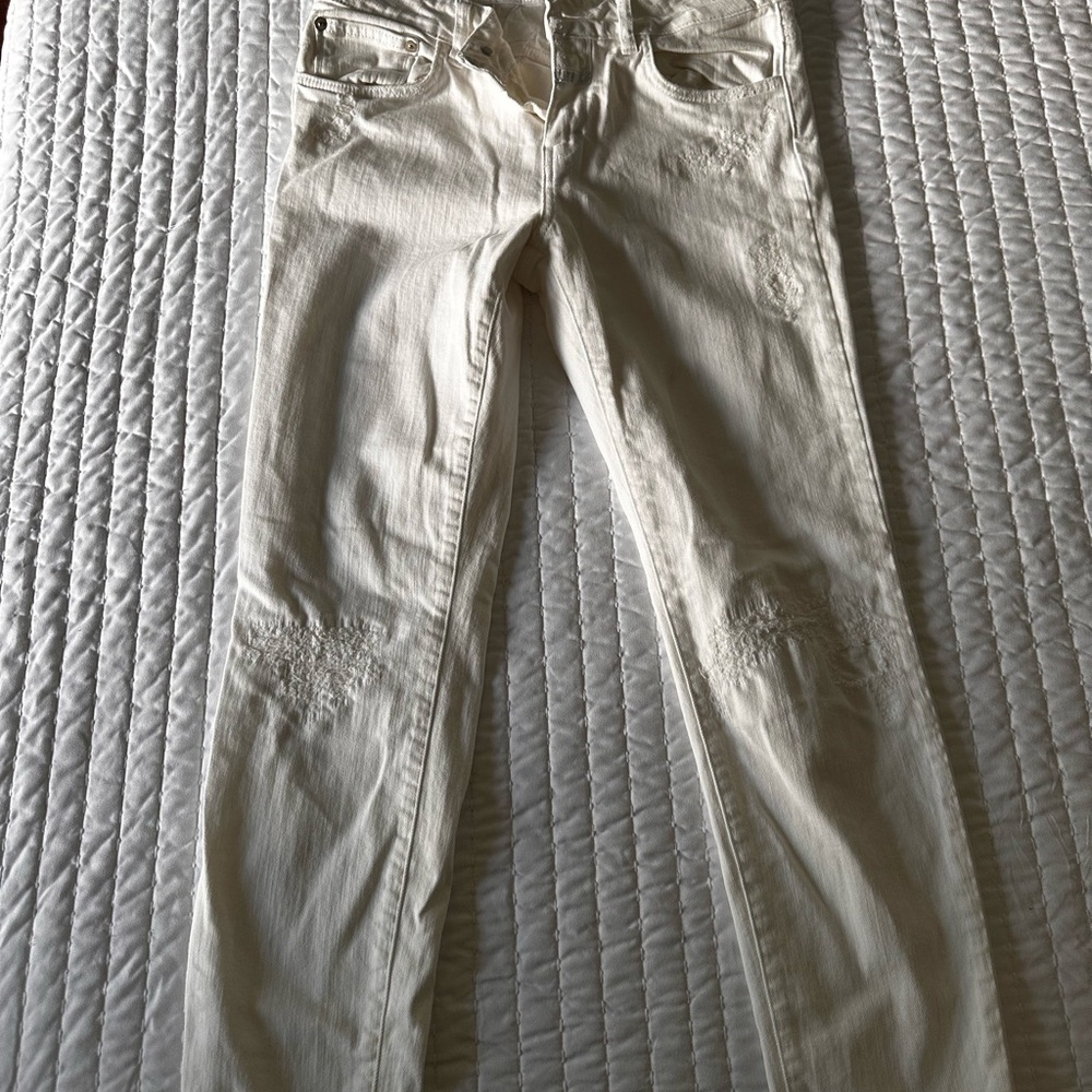 Closet Women's Straight Leg Jeans - Cream